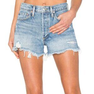 AGOLDE Light Wash‎ Parker Vintage Cut Shorts